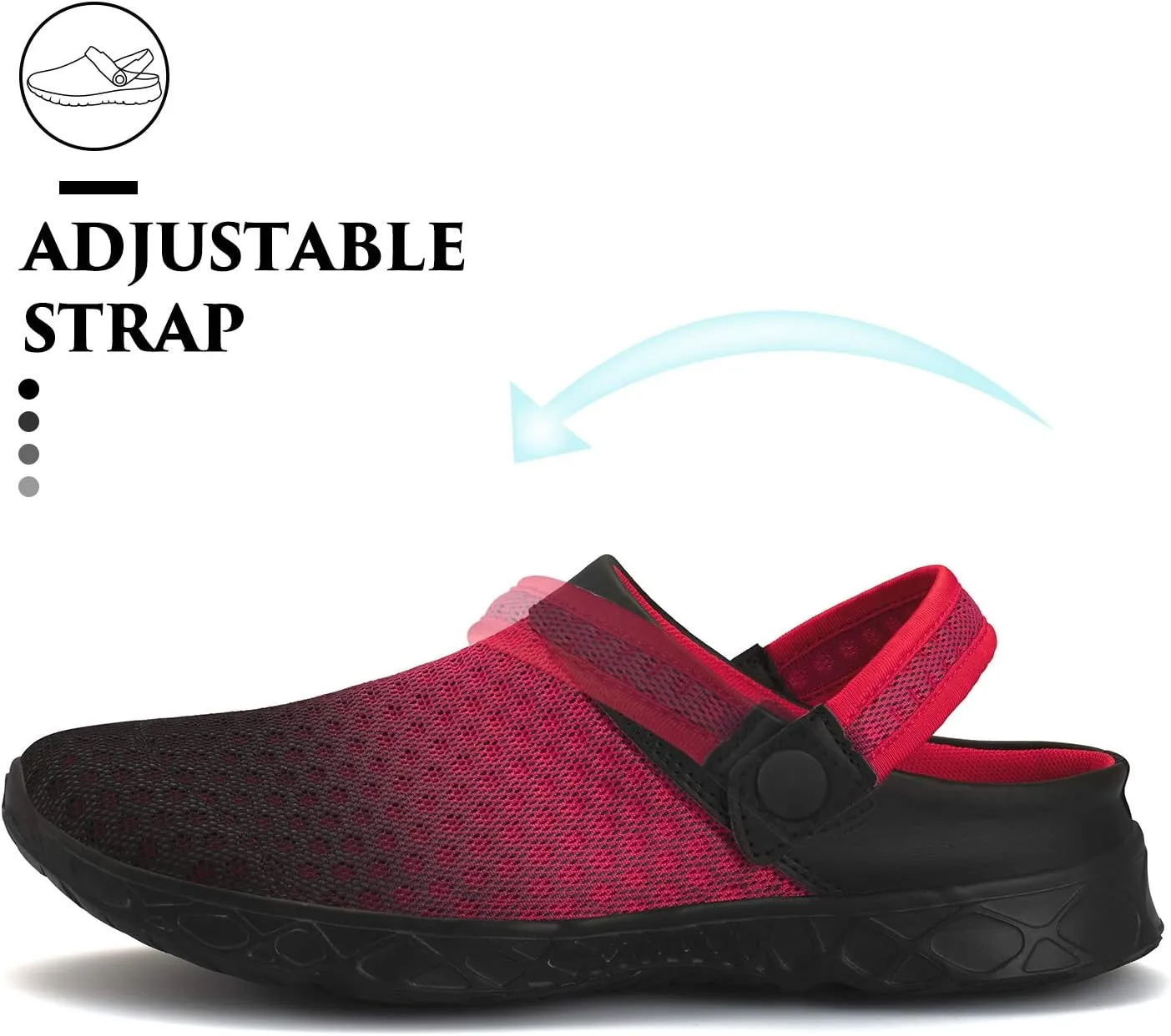 SAGUARO Men's Women's Quick Dry Garden Shoes Lightweight Breathable Gardening Clog Water Shoes Mesh Sandals for Sports Outdoor Beach Pool Exercise