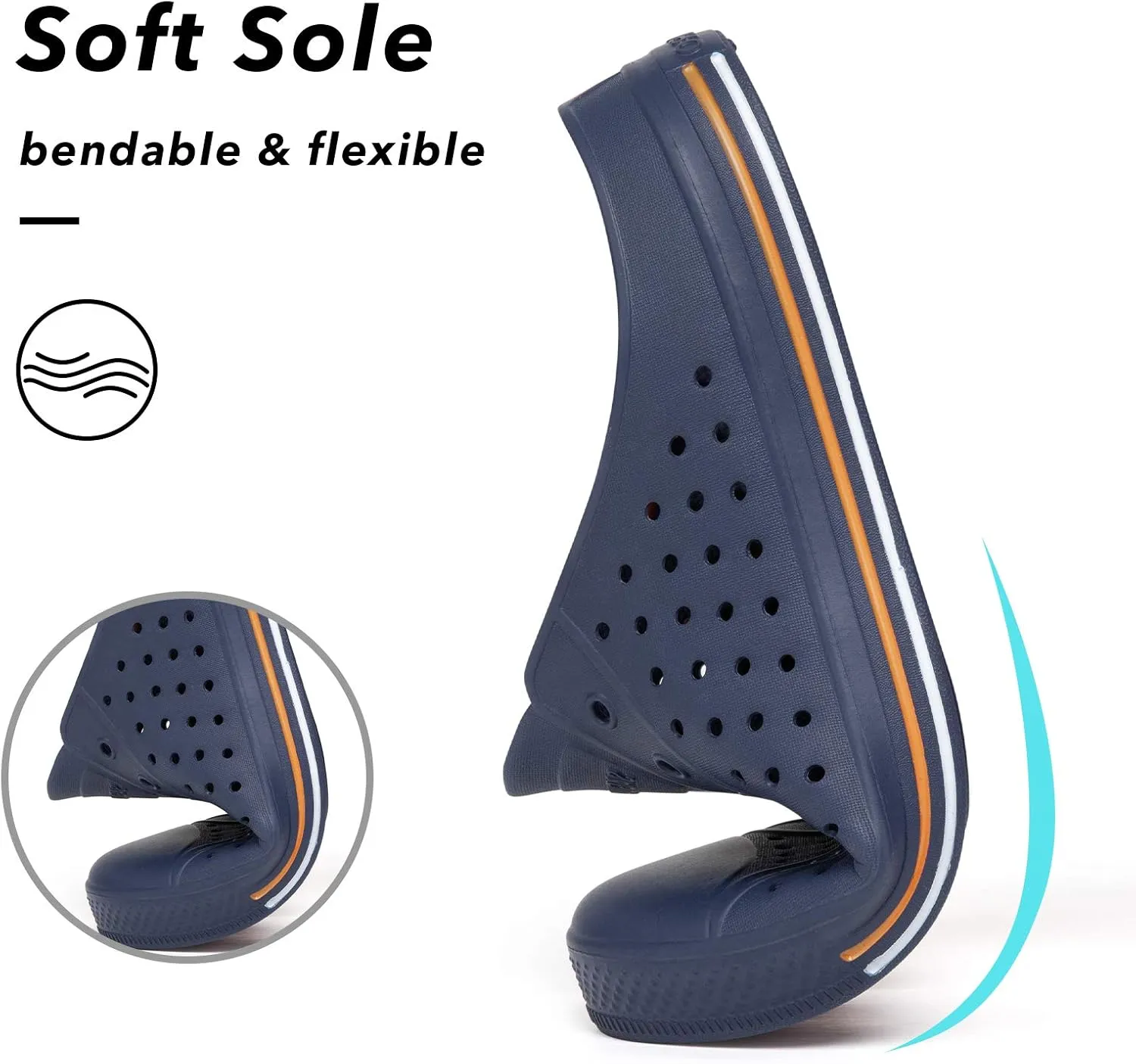 SAGUARO Women's Men's Garden Clogs Shoes Casual Slippers Unisex Quick Drying Sandals Summer Anti-Skid Beach Shoes