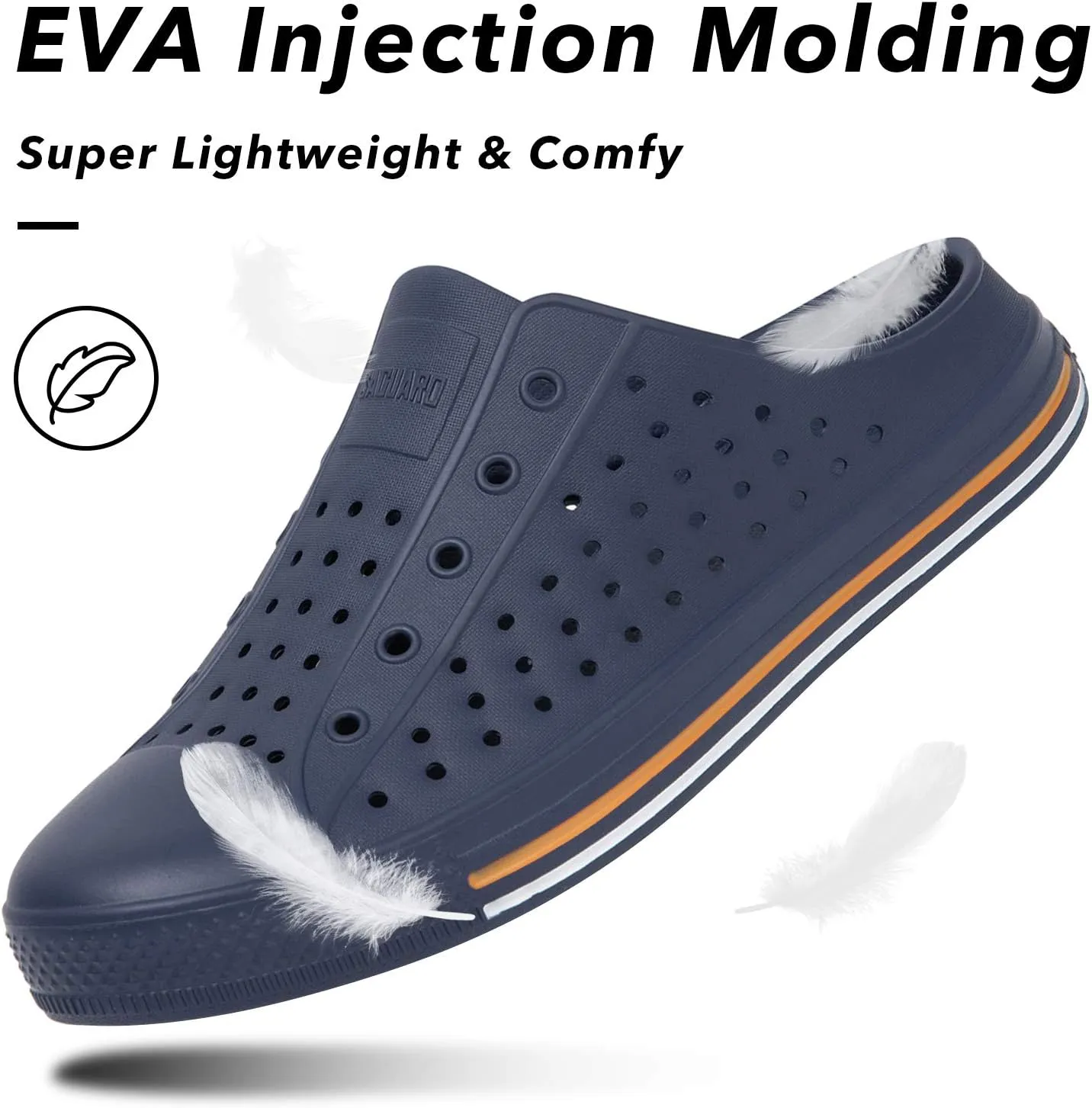 SAGUARO Women's Men's Garden Clogs Shoes Casual Slippers Unisex Quick Drying Sandals Summer Anti-Skid Beach Shoes