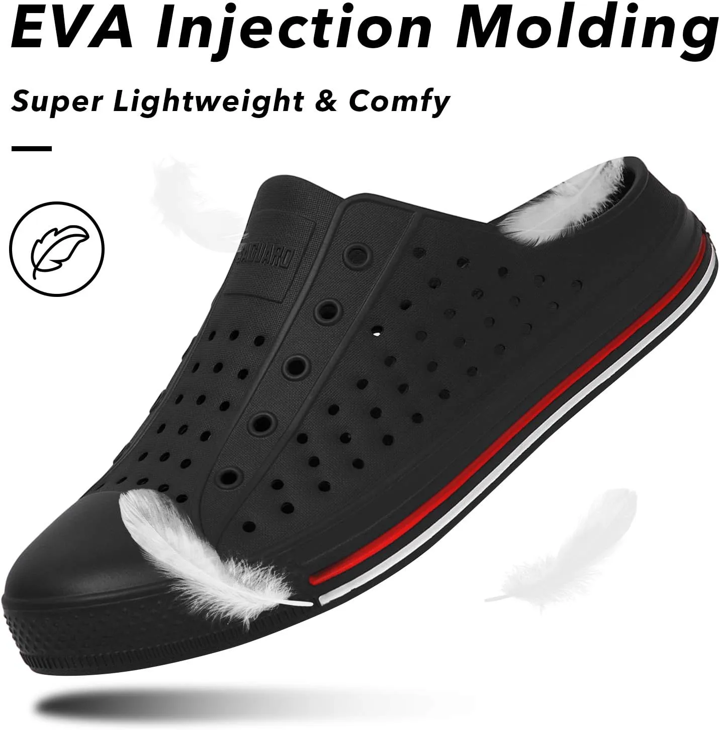 SAGUARO Women's Men's Garden Clogs Shoes Casual Slippers Unisex Quick Drying Sandals Summer Anti-Skid Beach Shoes