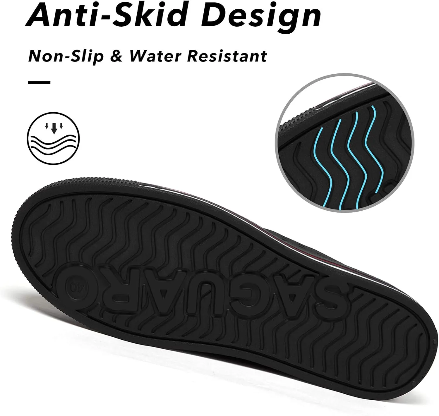SAGUARO Women's Men's Garden Clogs Shoes Casual Slippers Unisex Quick Drying Sandals Summer Anti-Skid Beach Shoes