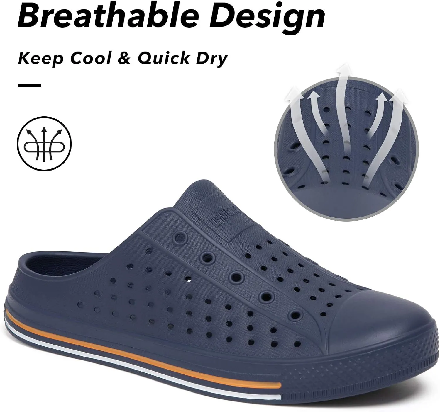 SAGUARO Women's Men's Garden Clogs Shoes Casual Slippers Unisex Quick Drying Sandals Summer Anti-Skid Beach Shoes