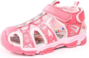 seannel Kids Athletic Sandals Boys and Girls Outdoor Hiking Sports Closed-Toe Sandal Pool Beach Shoes Summer Water shoes