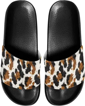 Slippers for Women and Men | House Slides Shower Sandals | Slide Sandals Women Leather Comfortable