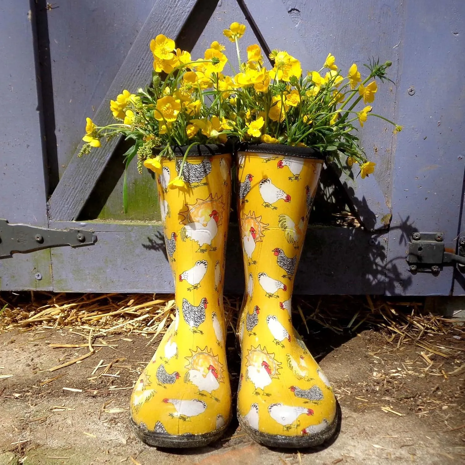 Sloggers Waterproof Garden Rain Boots for Women - Cute Mid-Calf Mud & Muck Boots with Premium Comfort Support Insole
