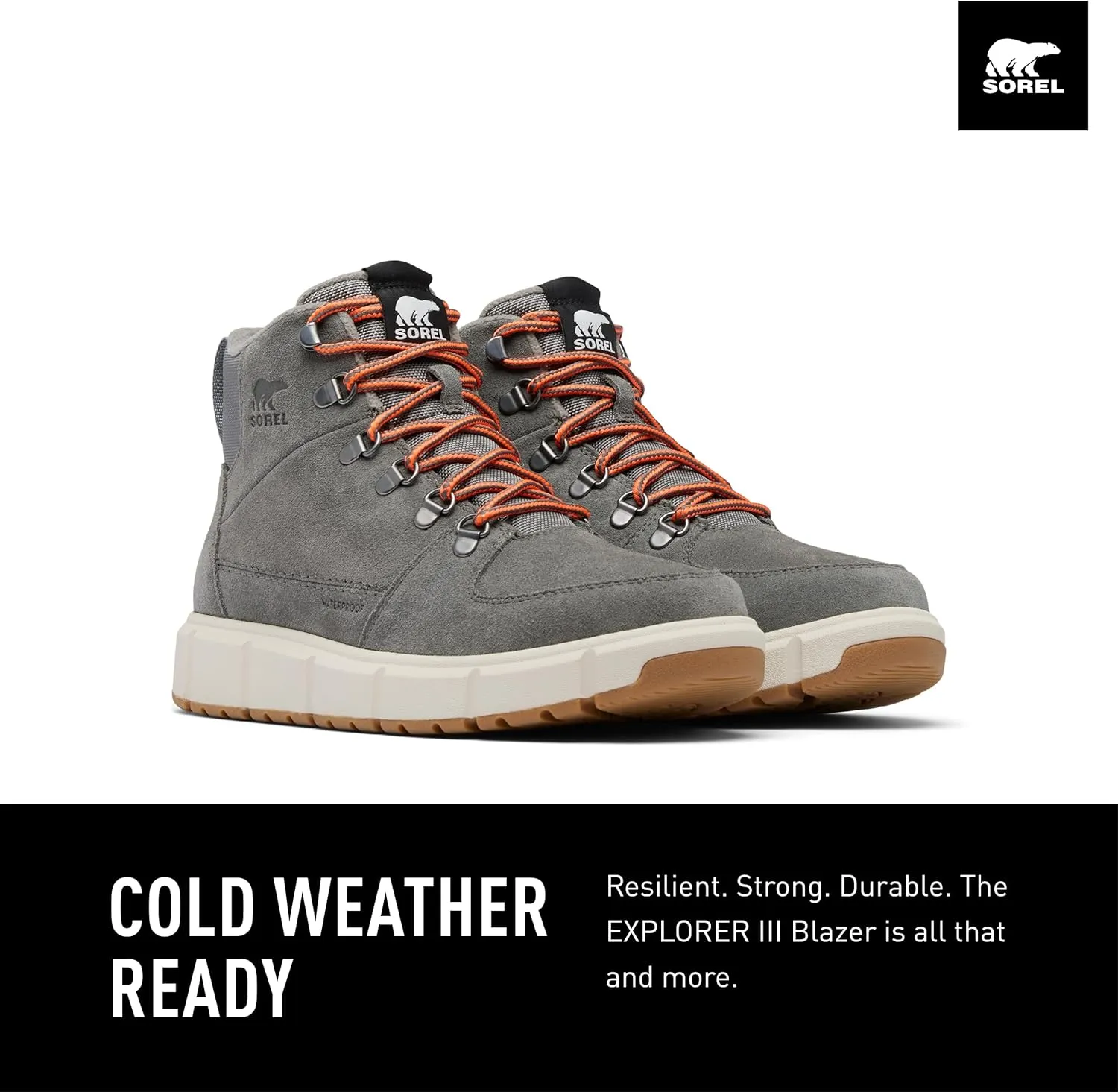 SOREL Men's Explorer lll Blazer Waterproof Boot