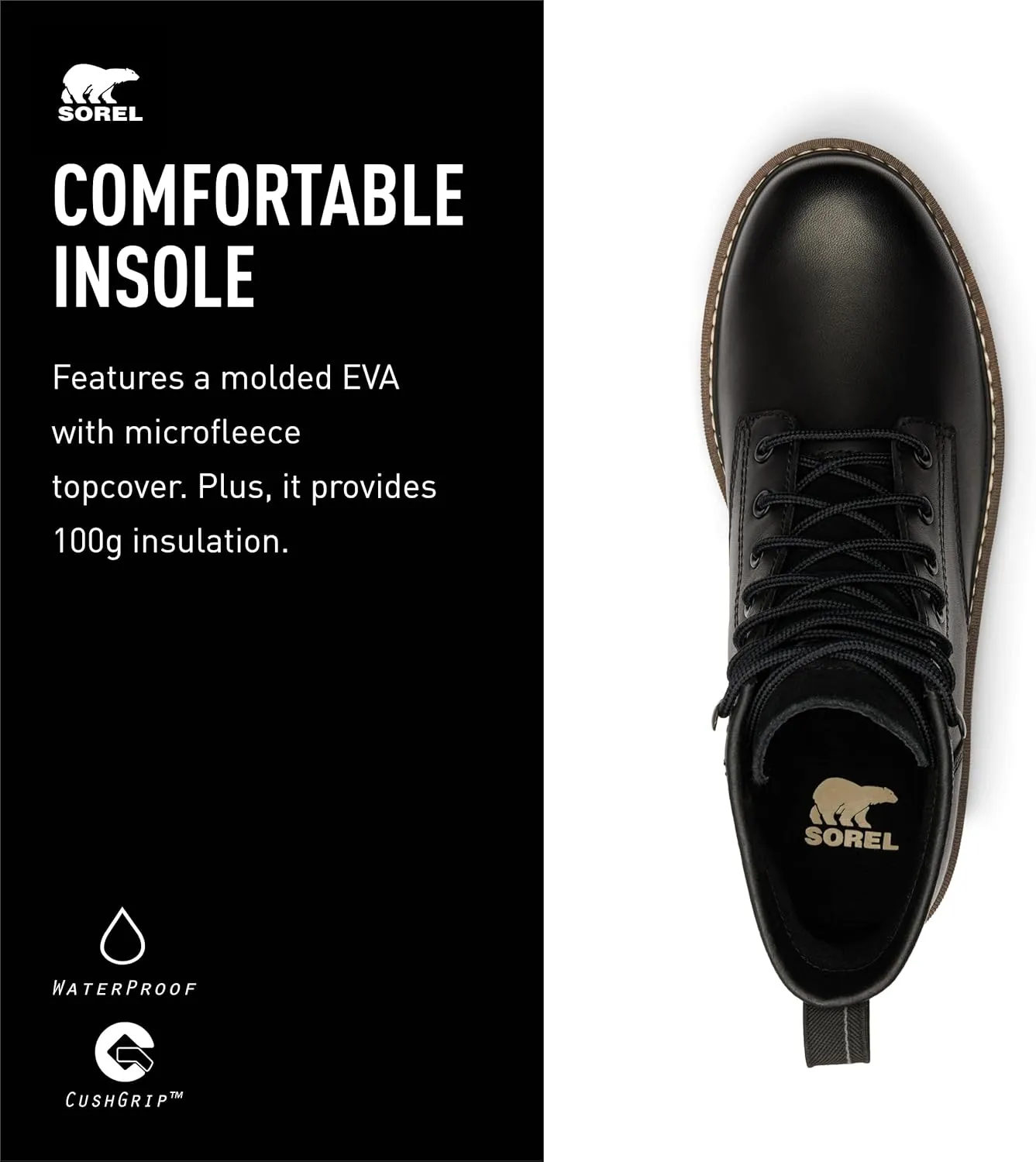 SOREL Men's Slabtown 62 Six Waterproof Boot