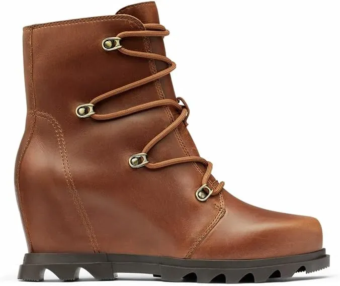 Sorel Women's Joan of Arctic Wedge III Lace Boot — Waterproof Suede Wedge Boots