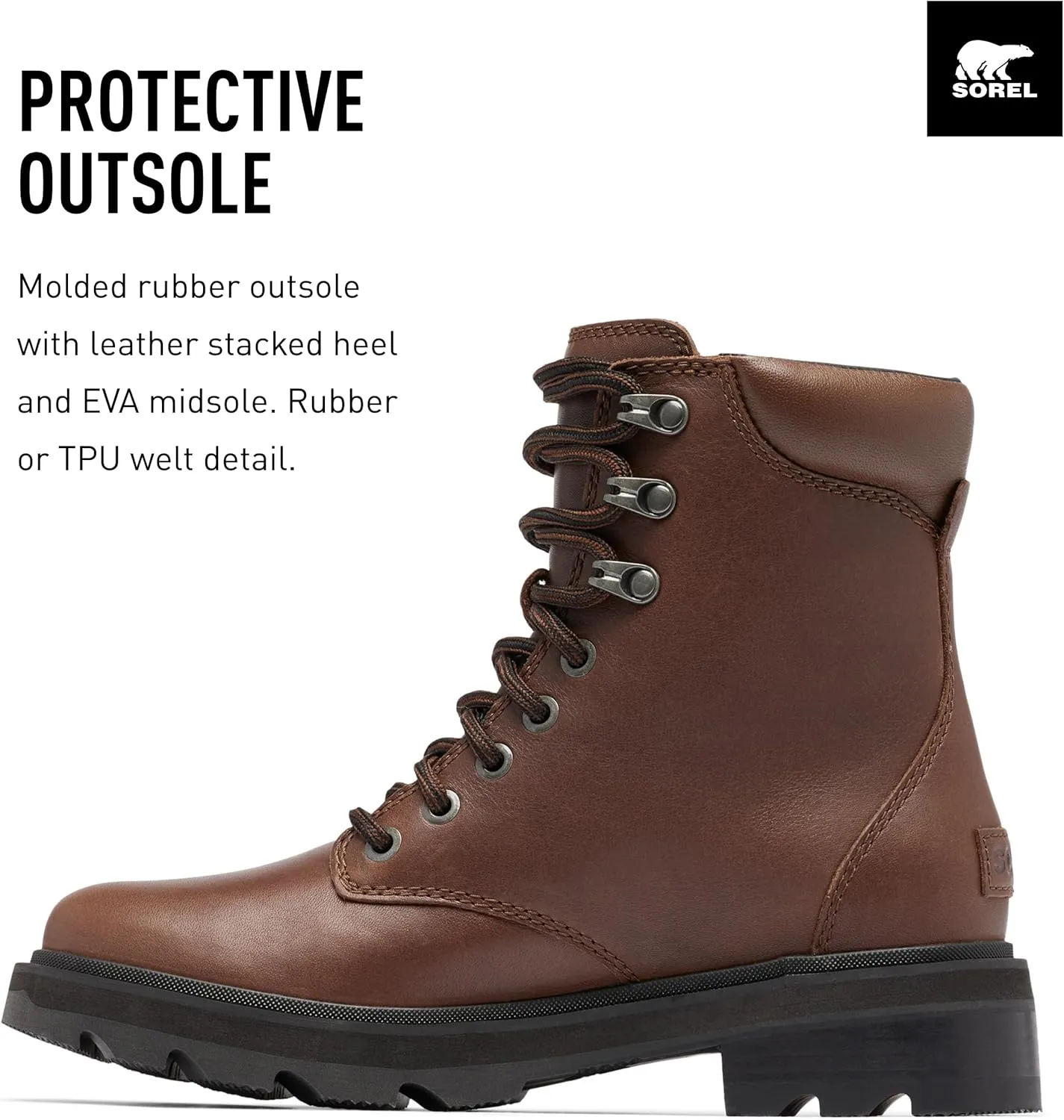 SOREL Women's Lennox Lace Waterproof Boots