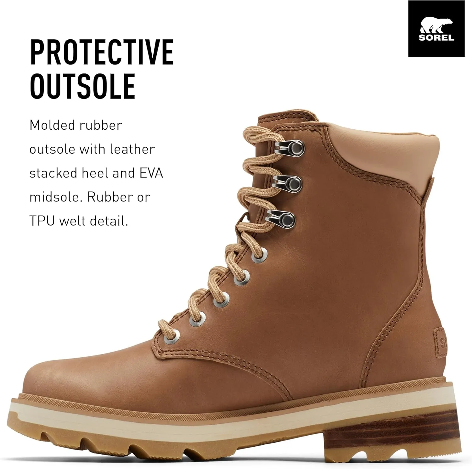 SOREL Women's Lennox Lace Waterproof Boots