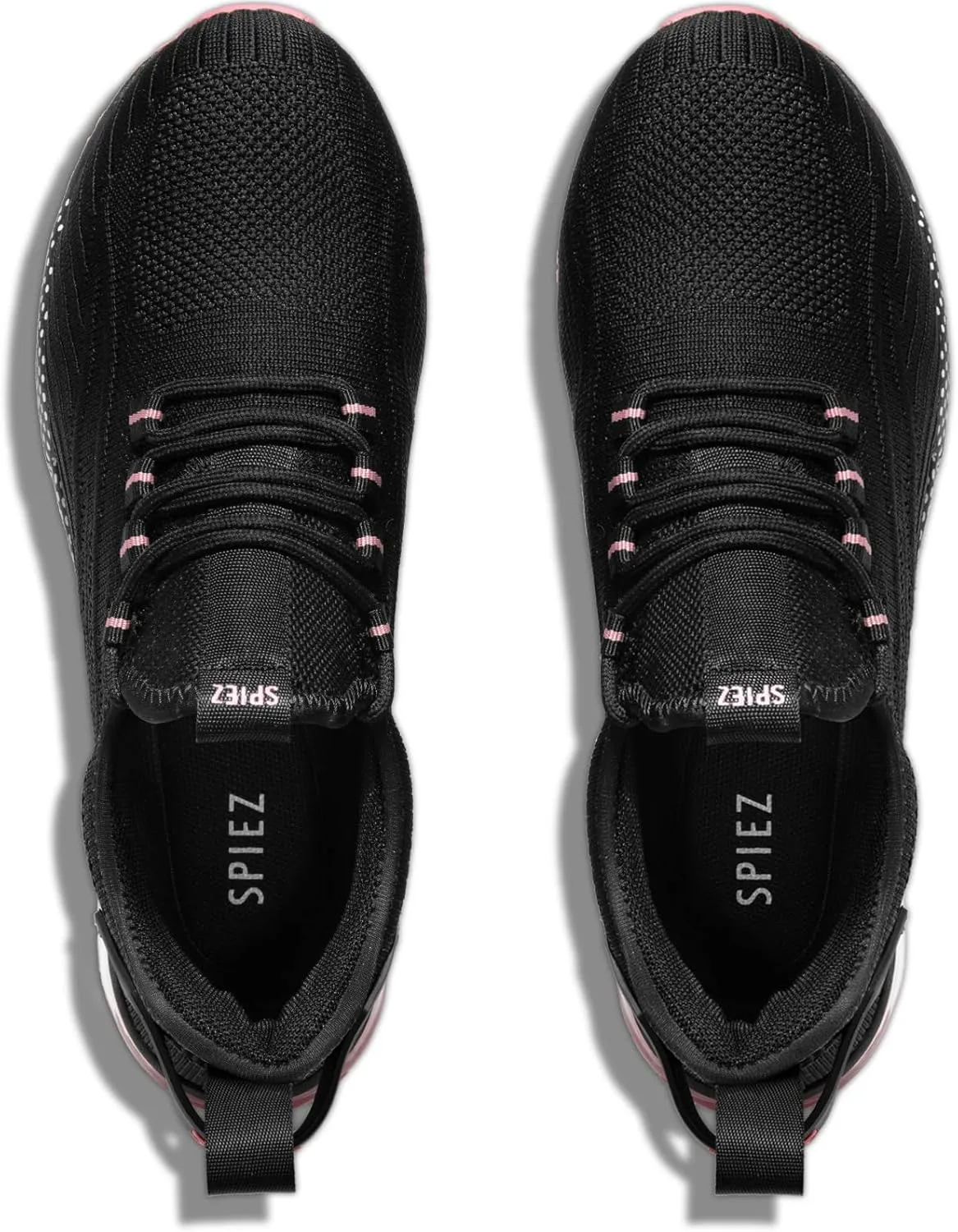 SPIEZ Safety Shoes for Women, Lightweight Non Slip Work Shoes, Air Cushion Safety Sneakers for Work and Daily Wear Pink/Purple US 5-9.5