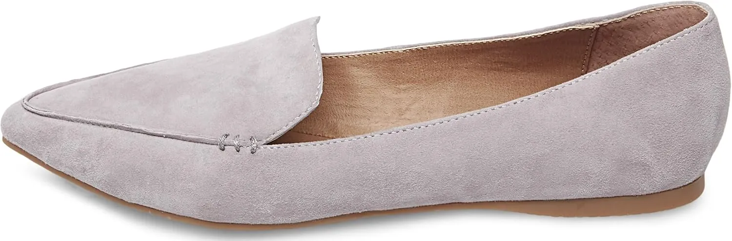 Steve Madden Women's Feather Loafer Flat