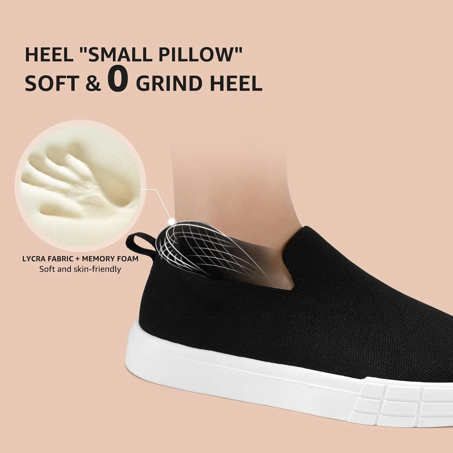 STQ Womens Wide Toe Box Barefoot Shoes Knit Casual Slip on Shoes for Summer