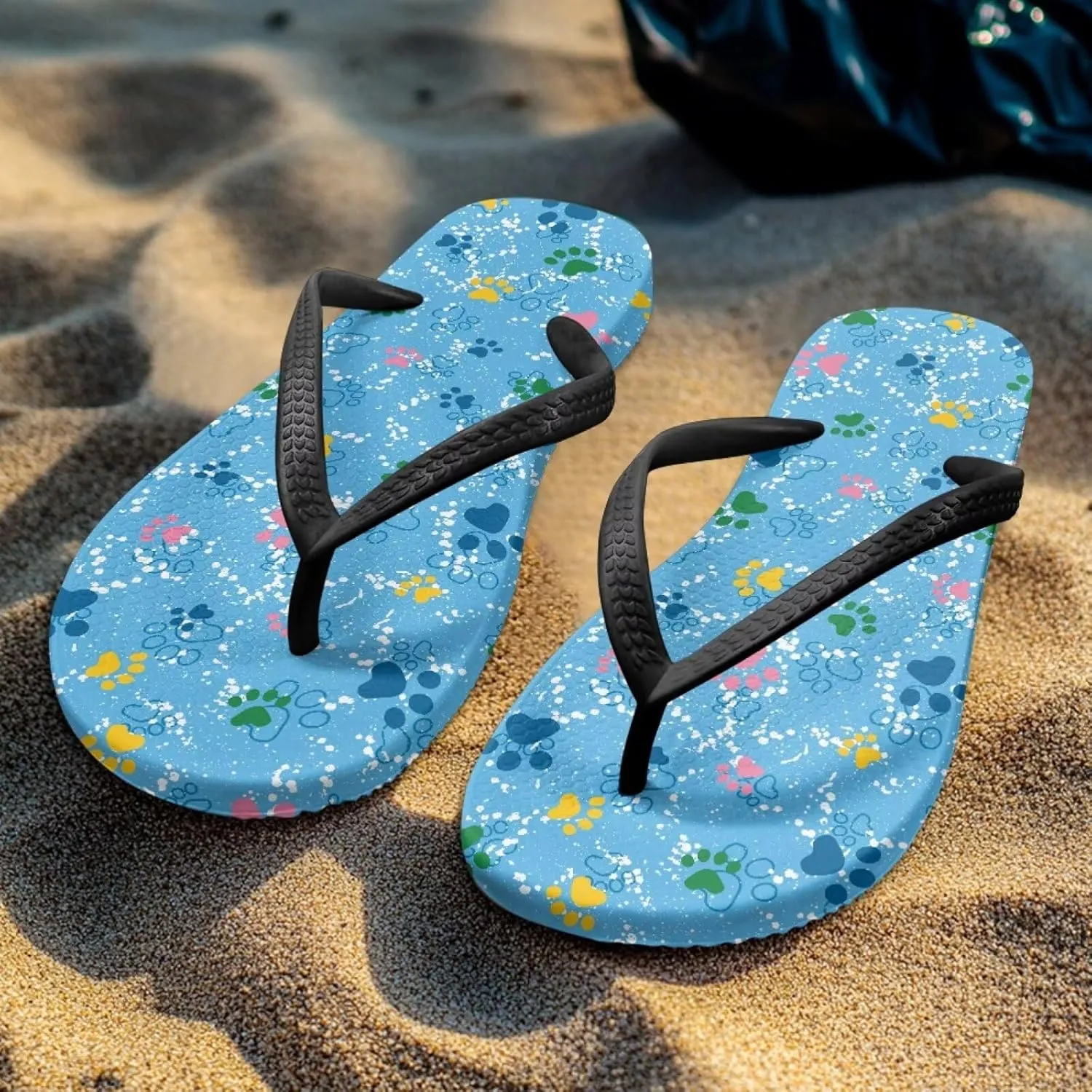 Summer Slides for Women Non Slip EVA Sole Pool Sandals with Shock Resistant Quick-Dry Beach Flip Flops