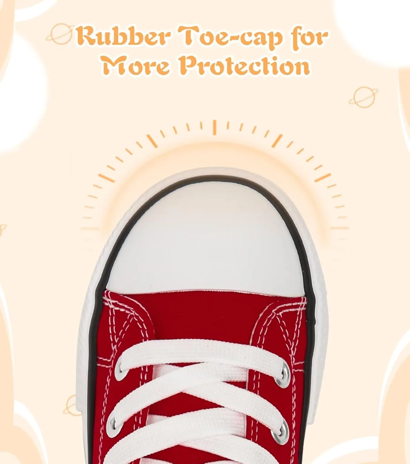 Toddler Little Kid Cushioned Canvas Shoes Slip On Sneakers Soft and Durable