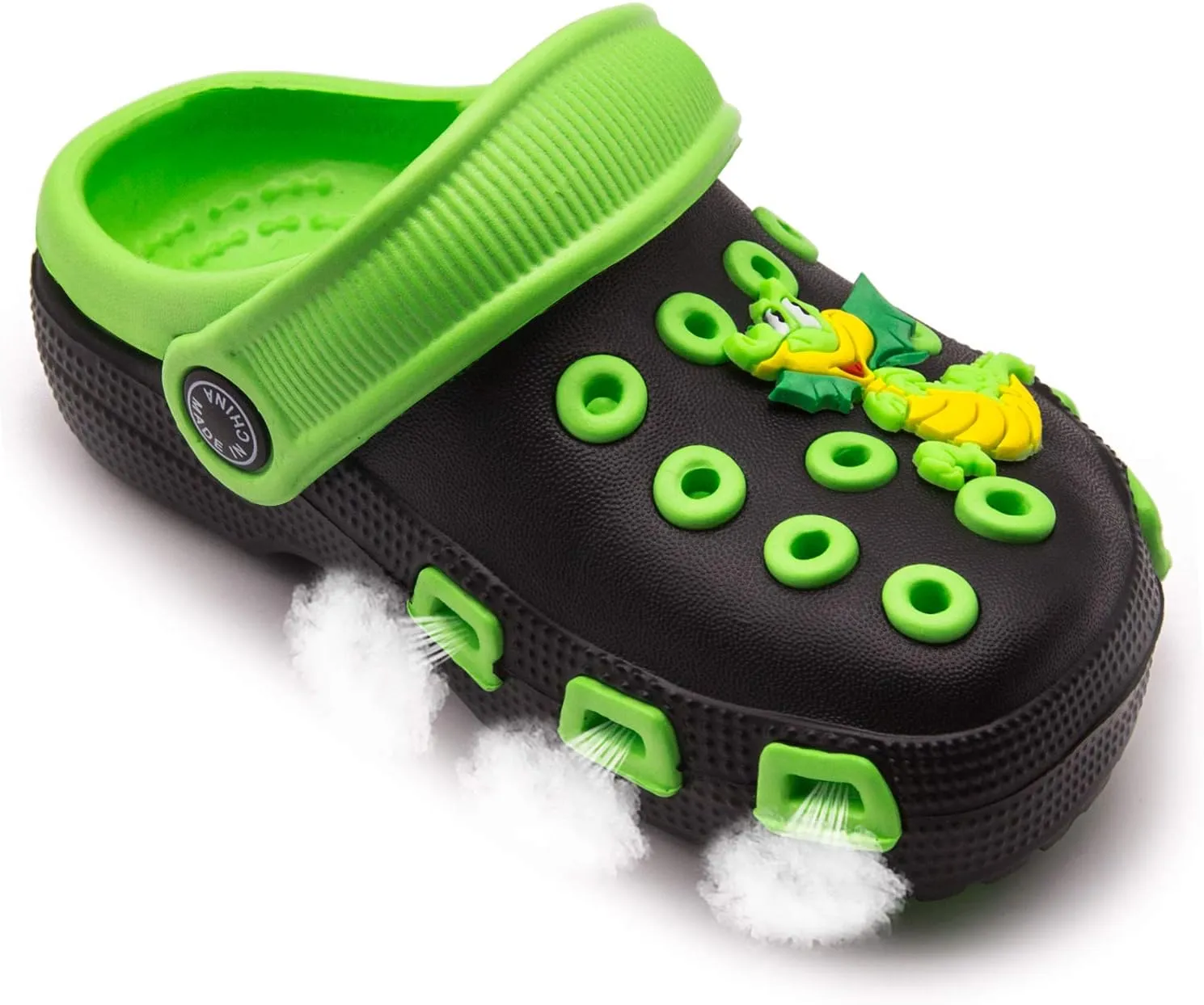 Toddler Little Kids Clogs Slip On Girls Boys Garden Clogs Summer Non-Slip Lightweight Slide Sandals Shoes Pool Shower Beach Slippers