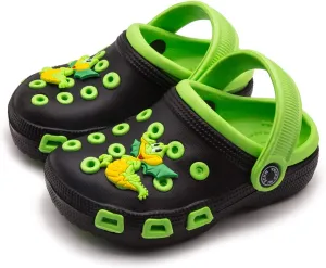 Toddler Little Kids Clogs Slip On Girls Boys Garden Clogs Summer Non-Slip Lightweight Slide Sandals Shoes Pool Shower Beach Slippers