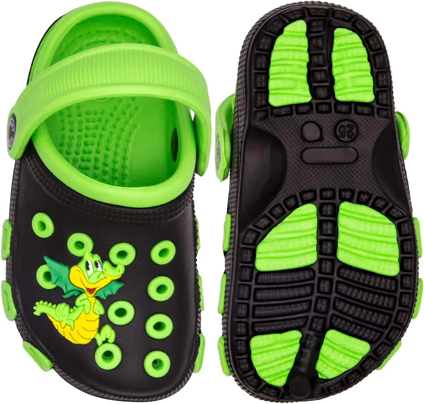 Toddler Little Kids Clogs Slip On Girls Boys Garden Clogs Summer Non-Slip Lightweight Slide Sandals Shoes Pool Shower Beach Slippers