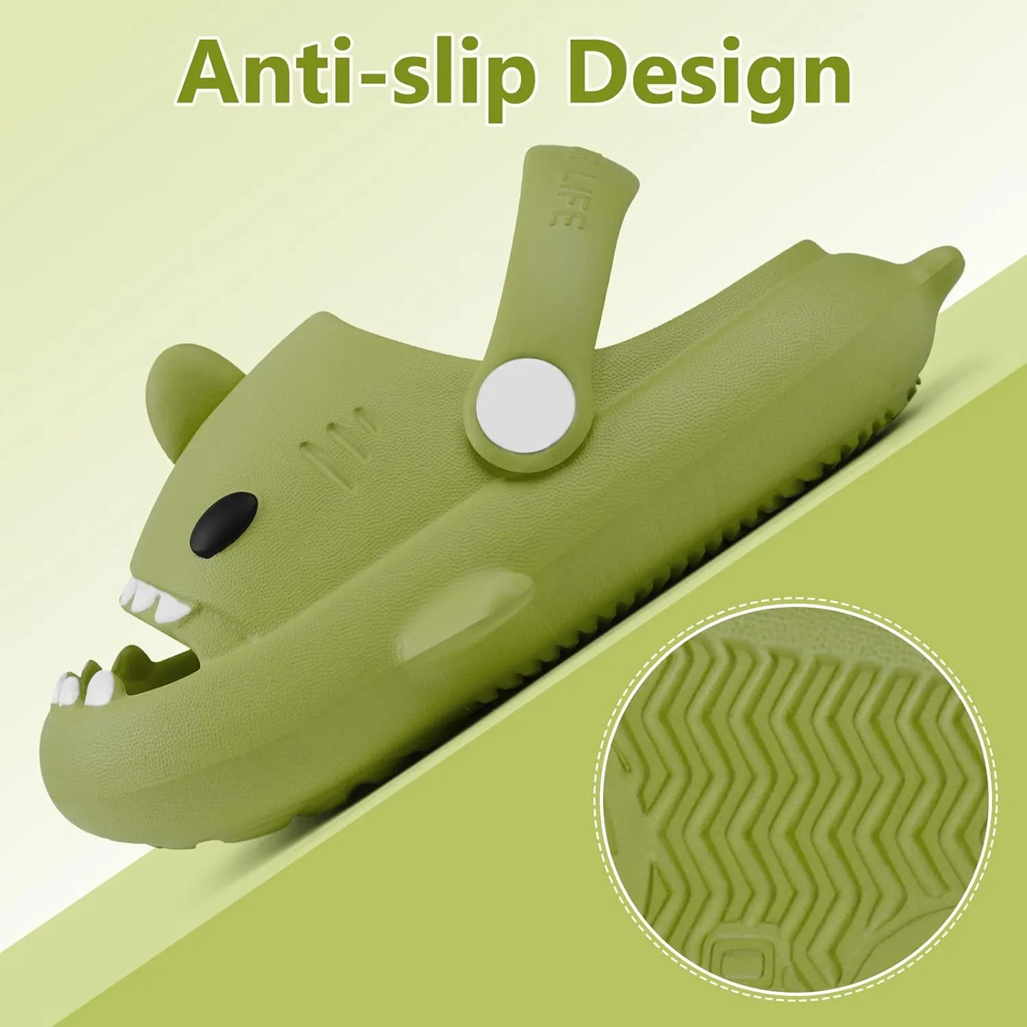 Toddler Shark Cloud Slides | Kids Shower Sandals | Boys Girls Cute Cartoon Fish Flip Flops | Beach Pool Home Slippers Shoes | Quick Dry Non-Slip