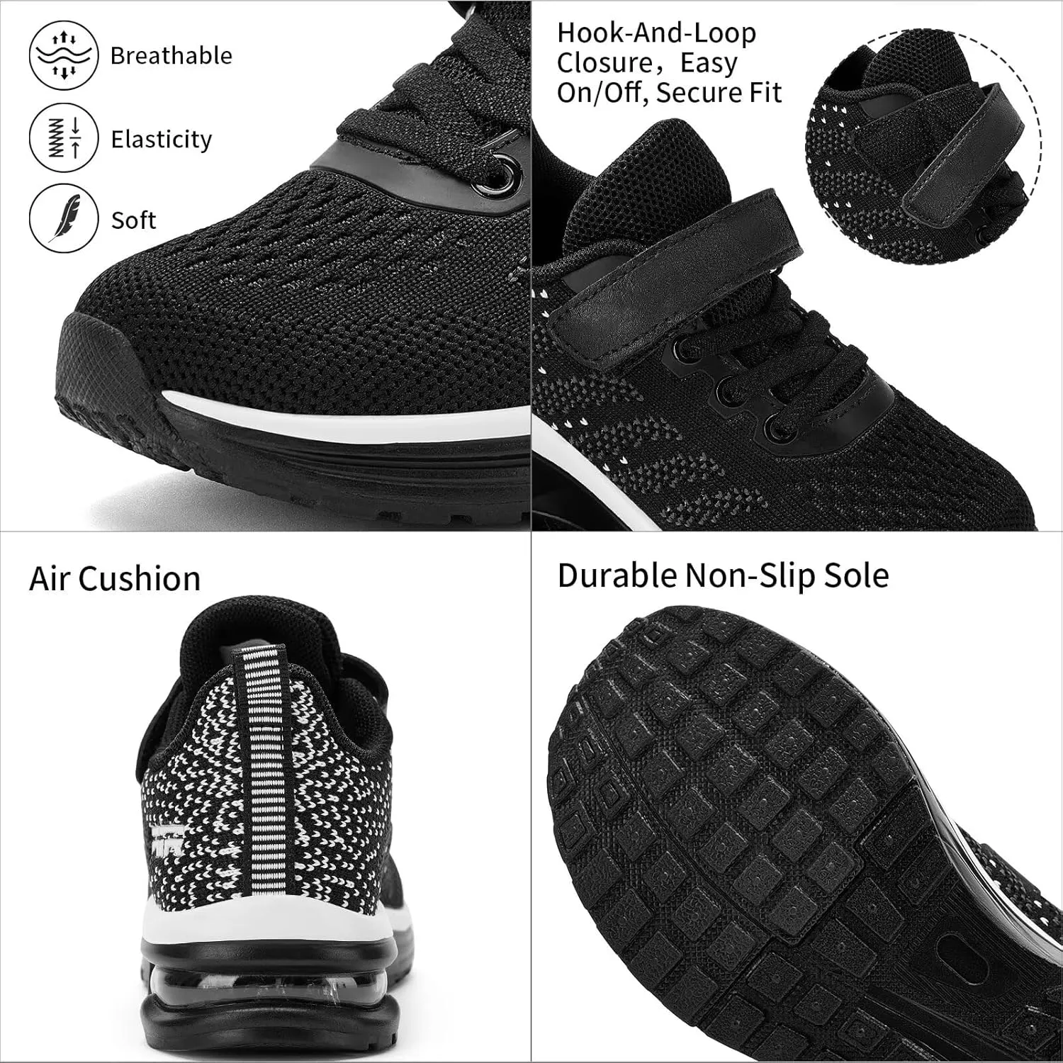 Toddler/Little Kids Sneakers Boys Girls Tennis Sport Non-Slip Athletic Shoes Lightweight Running Walking Shoes