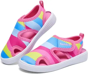 tombik Kids Boys Girls Water Shoes Quick-Dry Swim Beach Outdoor Sport Pool Sandals Barefoot Aqua Socks Baby Toddler Little Kid