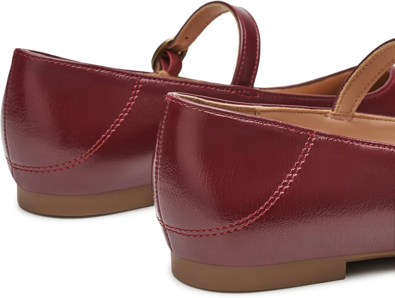Trary Mary Jane Ballet Flats, Black Flats for Women, Ankle Strap Dressy Comfortable Flats
