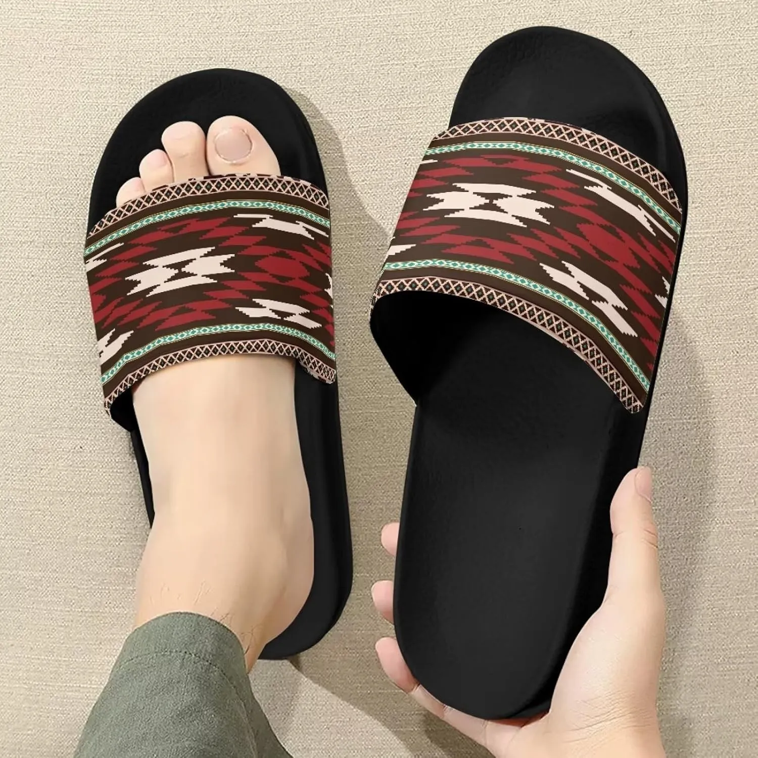 Unisex-Adult Shower Slide Sandal, Summer Slippers For Women Men, Sandals Women Dressy Comfortable