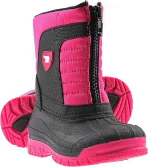 Unisex Kids Winter Boots - Warm Waterproof Insulated Comfortable Easy On/Off Kids Snow Boots for Boys and Girls (Toddler/Little Big Kid)