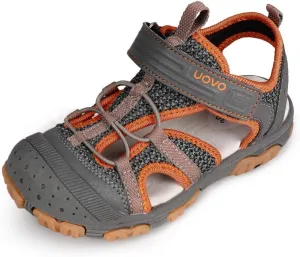 UOVO Boys Sandals Kids Sandals Hiking Athletic Closed-Toe Beach Summer Sandals for Boys Quick-Drying Slip Resistant