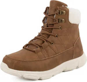UPSOLO Womens Winter Snow Boots Waterproof Fuzzy Lightweight Warm Ankle Booties