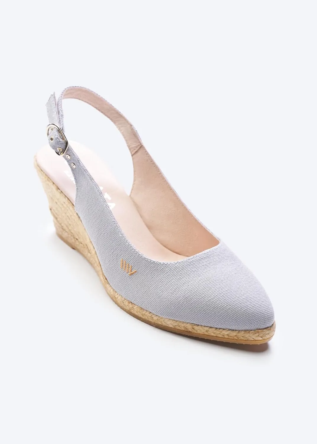 VISCATA Palomera Women's Sandals Espadrille Canvas Slingback Buckle Wedges