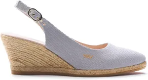 VISCATA Palomera Women's Sandals Espadrille Canvas Slingback Buckle Wedges