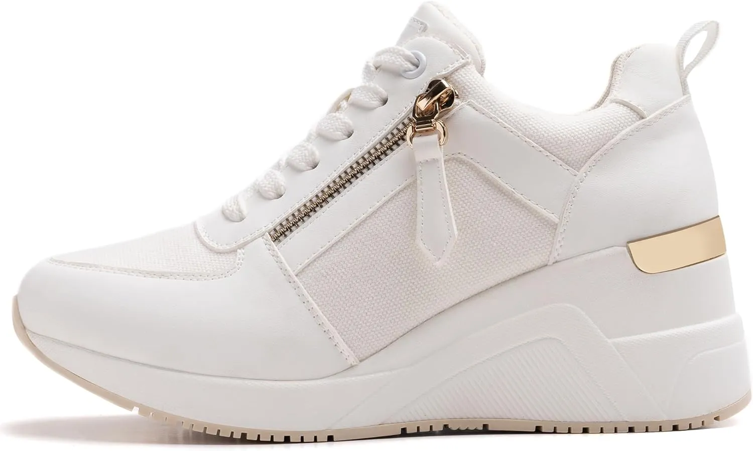 Viscozzy High Heel Wedge Sneakers for Women