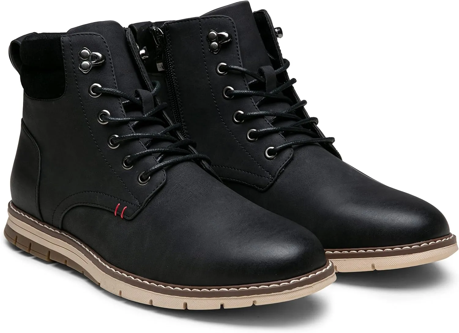 Vostey Boots for Men Casual Boots Fashion Waterproof Men's Motorcycle Shoes