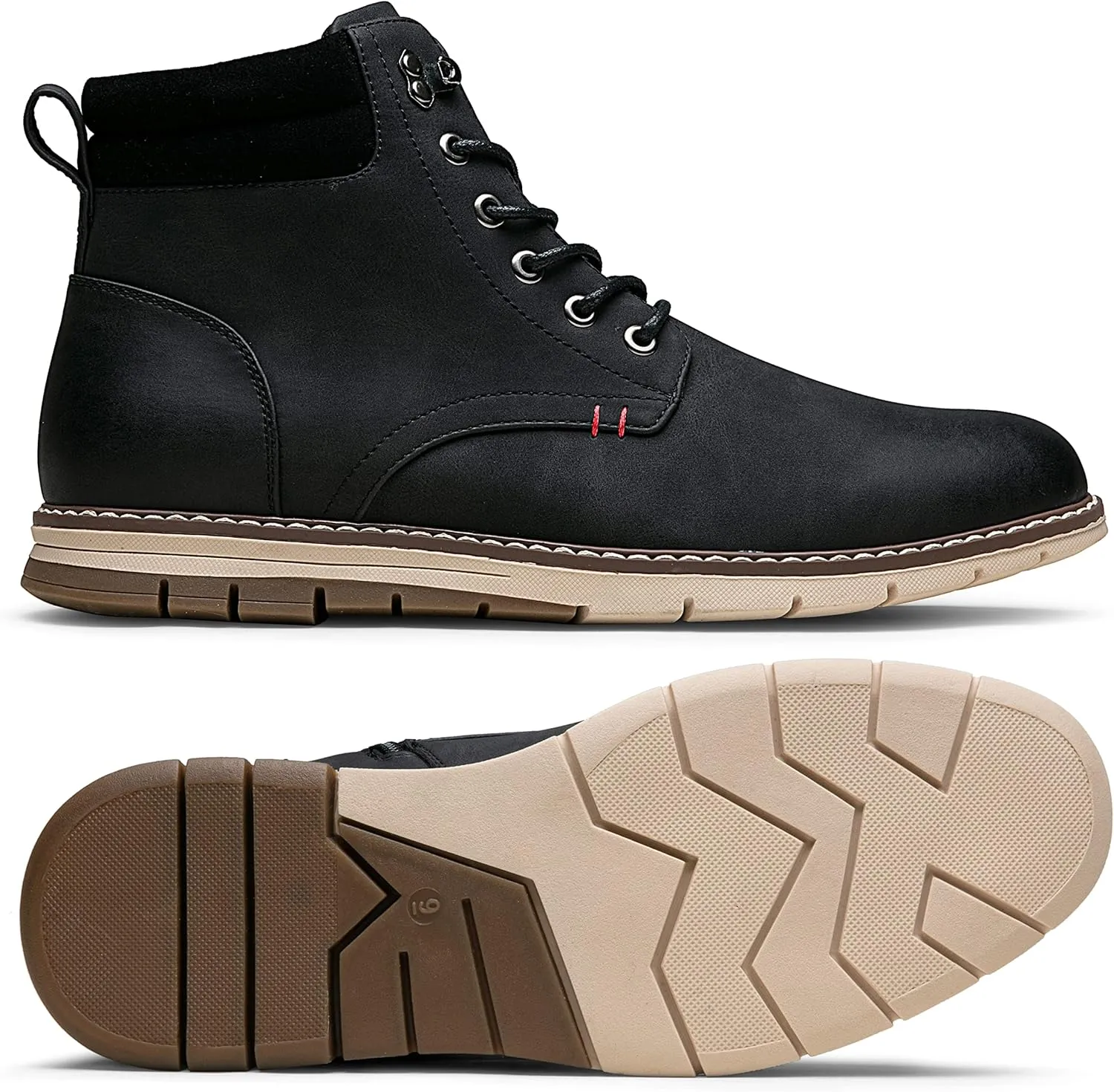 Vostey Boots for Men Casual Boots Fashion Waterproof Men's Motorcycle Shoes