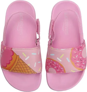 WateLves Toddler Boys Girls Slides Sandals for Swim Beach Kids Water Shoes Casual Slippers