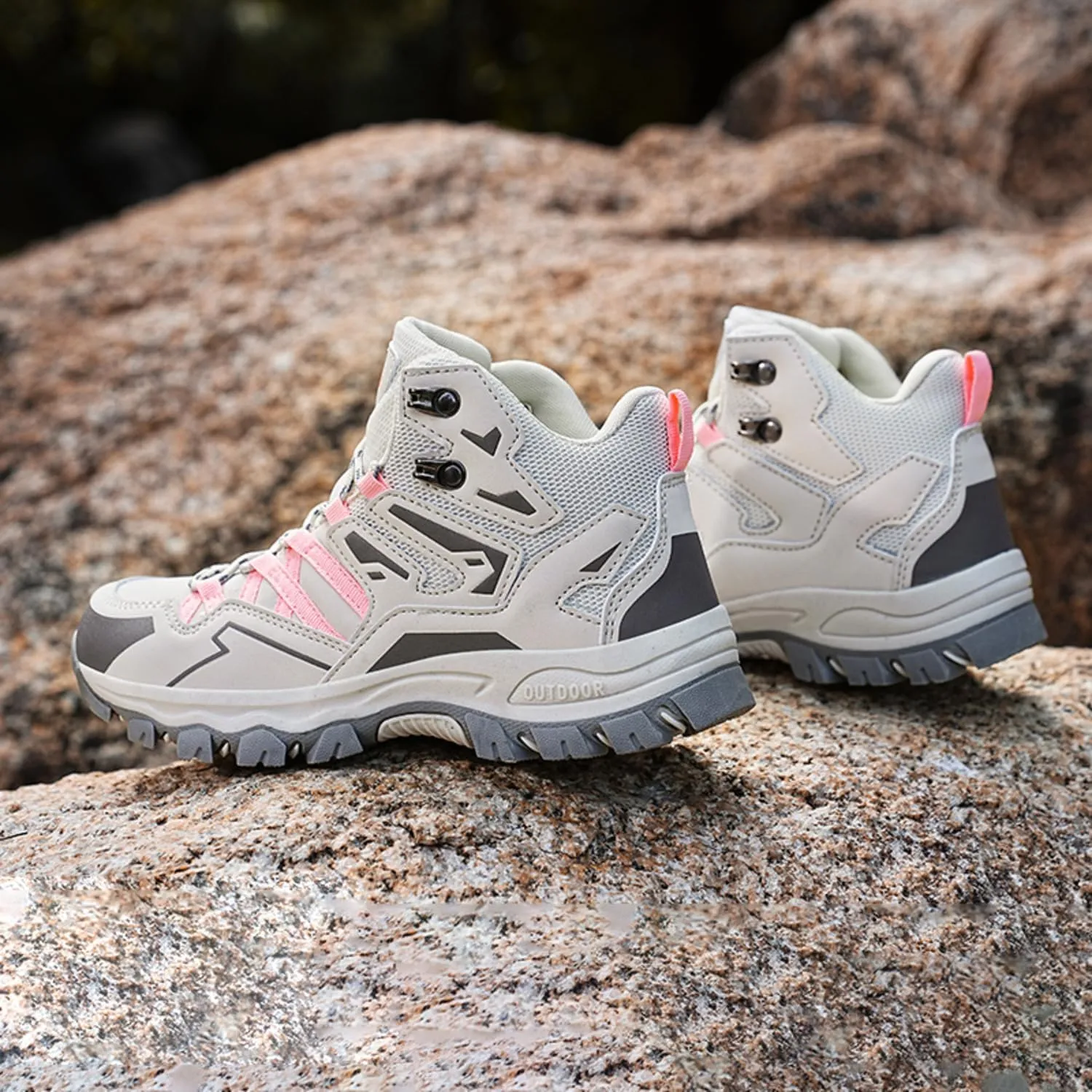 Waterproof Women's Hiking Boots Trekking Camping Boots for Outdoor