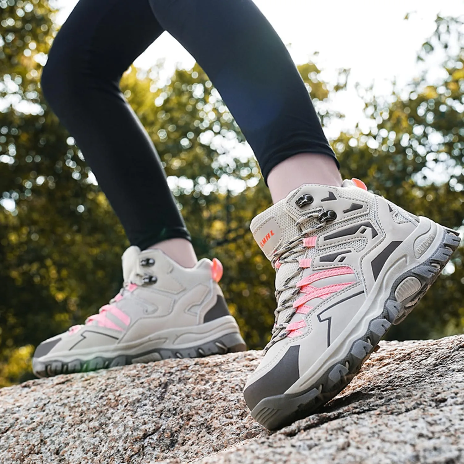 Waterproof Women's Hiking Boots Trekking Camping Boots for Outdoor
