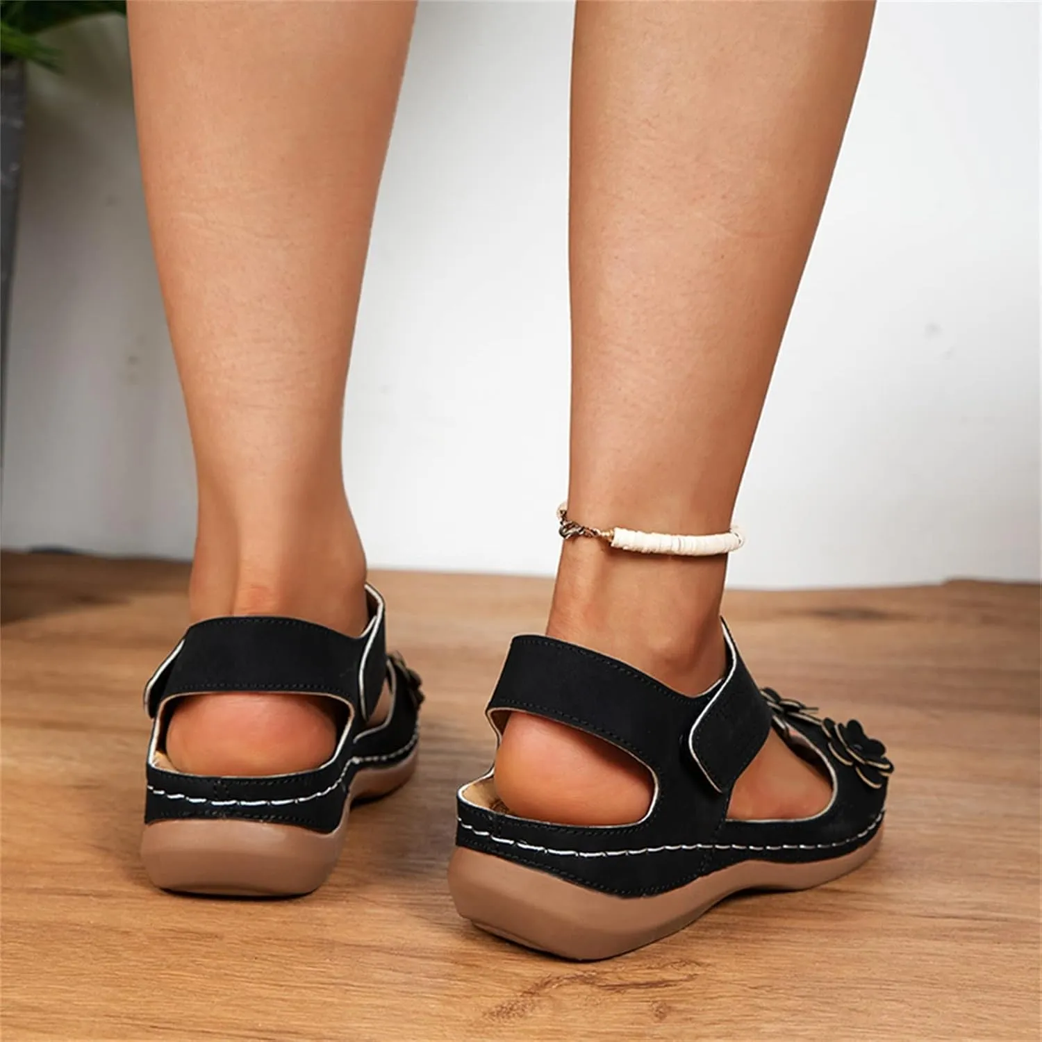 Women Orthopedic Sandals Slides for Women Closed Toe Flip Flop Slippers Funny Casual Summer Wear Womens Sandal Flat Womens Arch Support Platform Sandals
