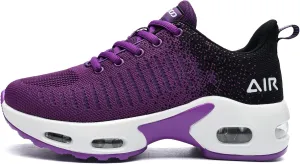 Women's Air Athletic Tennis Running Sneakers Lightweight Sport Gym Jogging Breathable Fashion Walking Shoes(US 5.5-10)