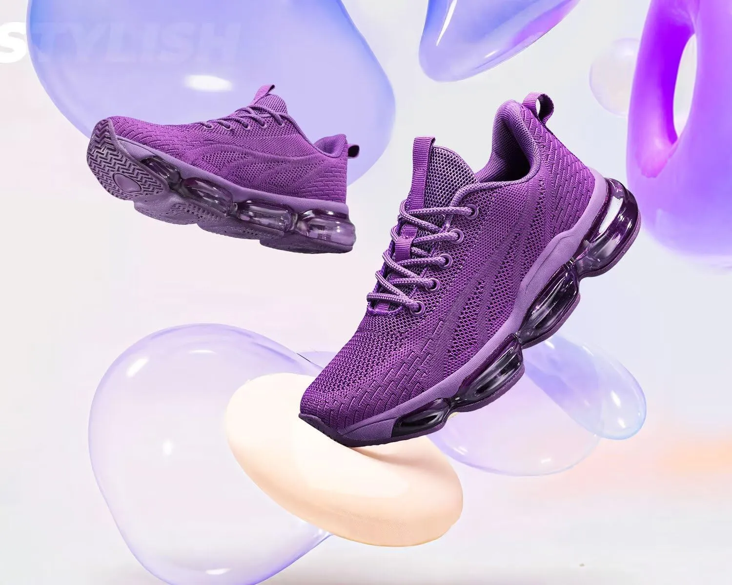 Womens Air Running Shoes Breathable Athletic Fashion Non Slip Walking Tennis Sneakers Mesh Workout Casual Sports