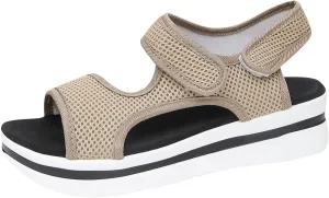 Women's Breathable Orthopedic Sandals Comfortable Walking Arch Support Wide Fit Plantar Fasciitis Sport Athletic Hiking Tennis Shoes Outdoor Active Summer Dressy Soft Mat Diabetic