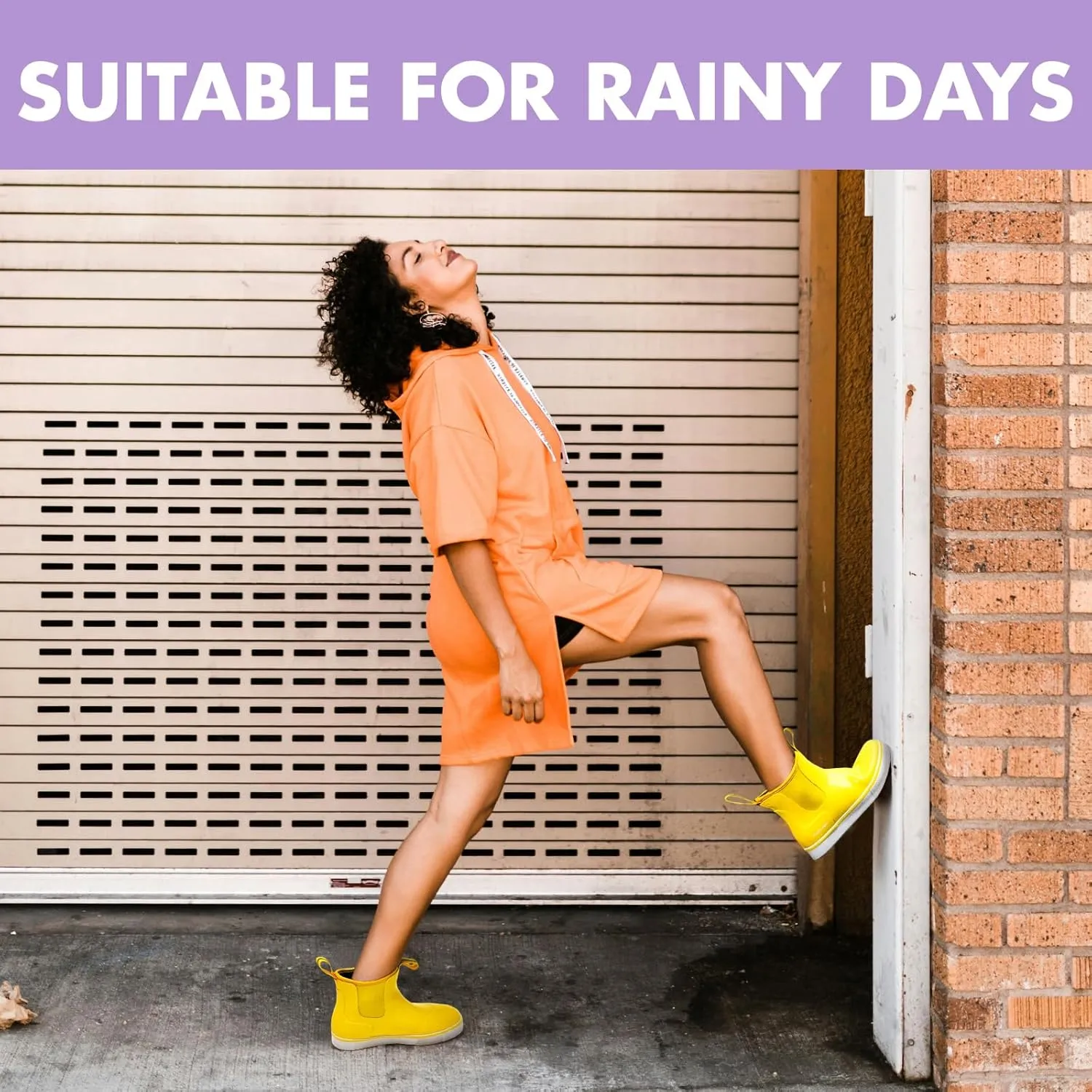 Women's Deck Boots Ankle Rain Boots Fishing Boots Rubber Waterproof Slip-Resistant Outdoor Work Shoes