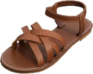 Women's Gladiator Strap Sandals Flat Fisherman Thong Cross Strappy Leathe Casual Woven - Braided Sandals, Beach Dressy Summer Rope Bohemian Summer Comfy Boho Flats Teen Girls Spring Shoes