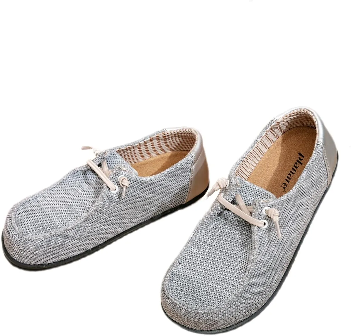 Women's Lightweight Loafers Mesh Breathable Sneakers Slip-On Walking Shoes with Elastic Lace Comfortable Travel, Work & Everyday Flats