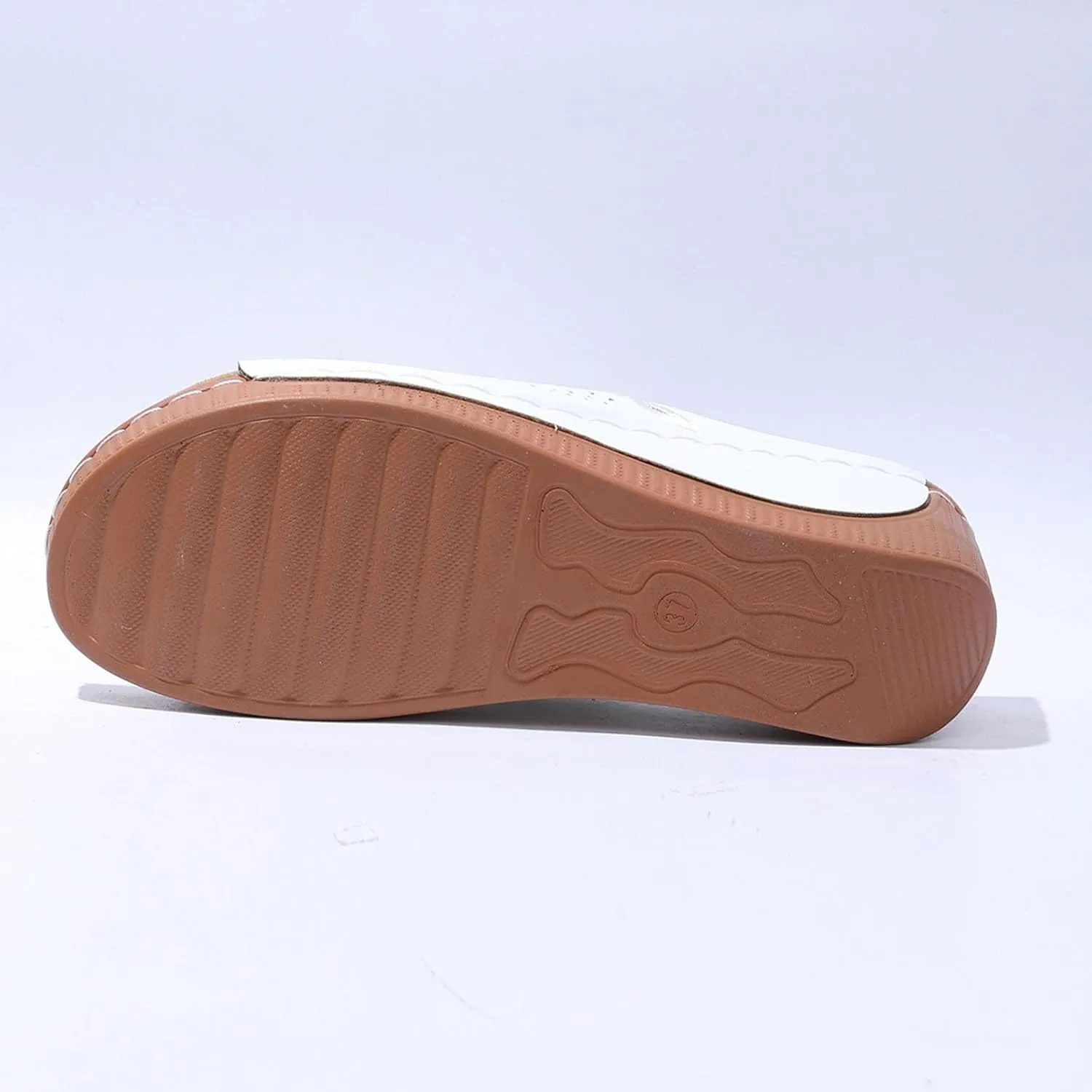 Womens Sandals Comfortable Orthopedic Arch Support All Day Walking Open Toe Pu Leather Slip On Platform Wedge Sandals