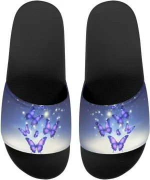 Womens Sandals Fat Slides Open Toe Slide Slippers Travel Fashion Slide Sandals Non Slip Shower Slippers