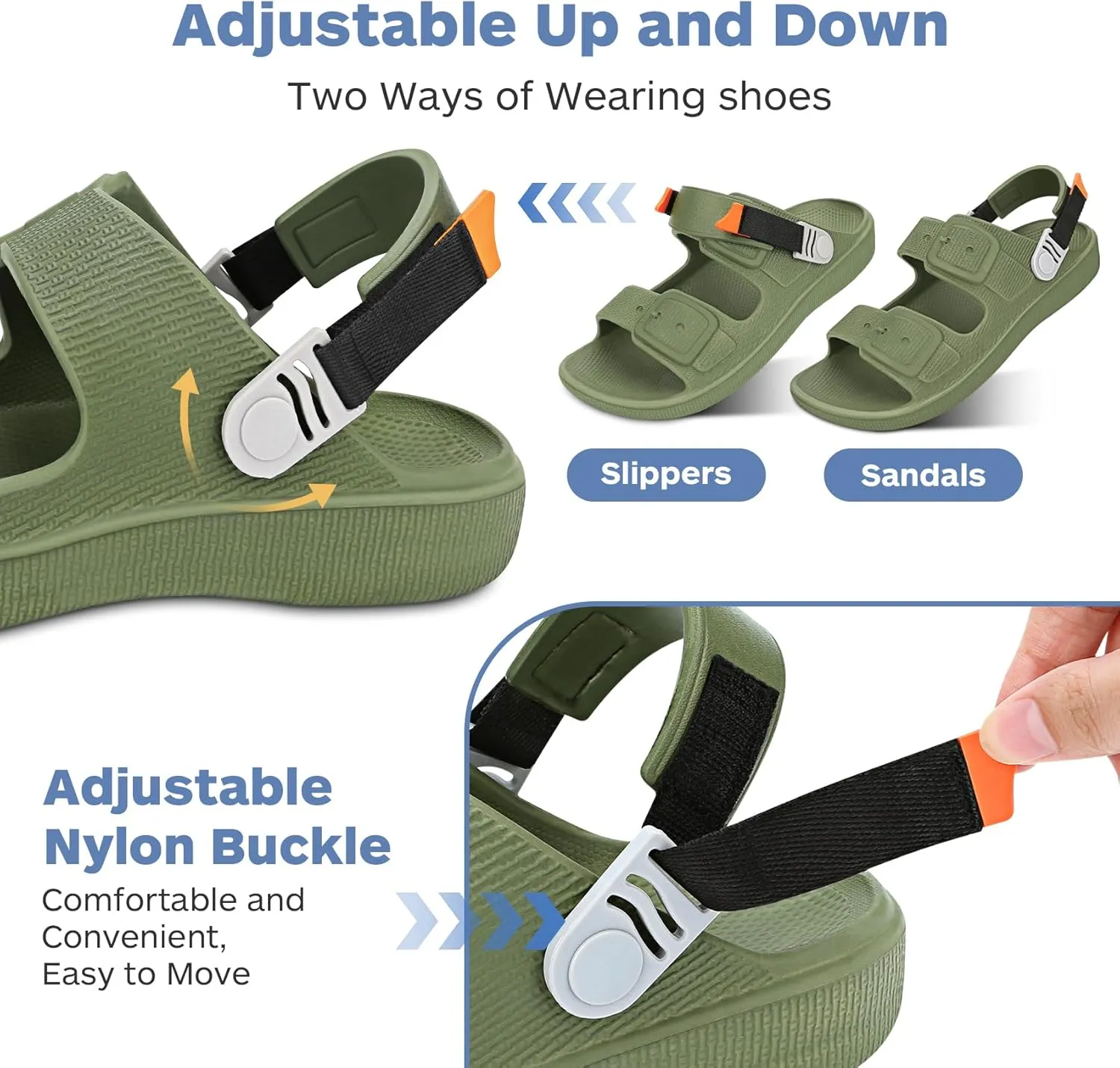 Womens Sandals, Summer Beach Sandals for Woman 2025, Womens Slides, Women Beach Sandals & Summer Shoes Comfortable, Pool Slip On Sandals Women