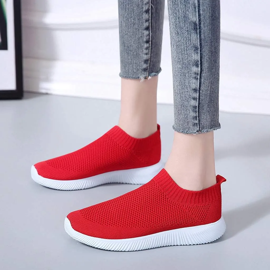 Womens Slip On Walking Shoes Non Slip Running Shoes Walking Shoes Women Flat Feet Casual Shoes Dress Sneakers Slip On Tennis Shoe Loafers Dress Shoe