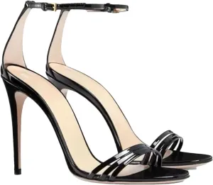 Women's Strappy Stiletto Sandals, Peep Toe Wedding Party Heels